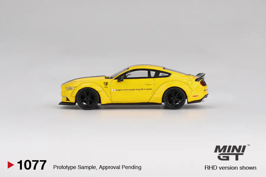 MiniGT 1077 LB-WORKS FORD MUSTANG Triple Yellow