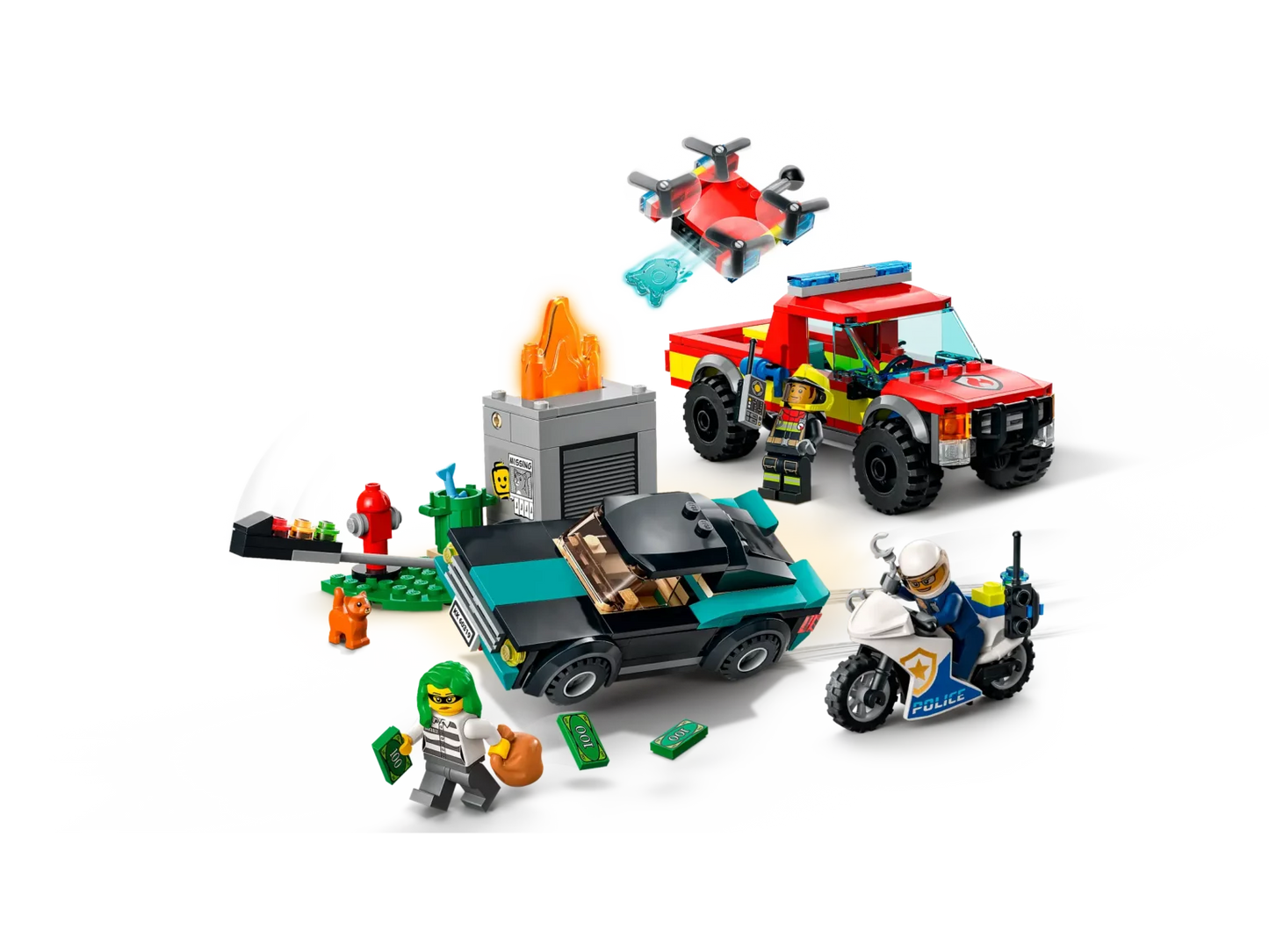Lego 60319, put out fires