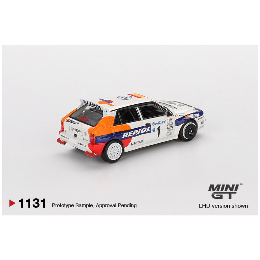 Mini GT Blister #1131: Lancia Delta HF Integrale Evoluzione #1 1993 Rallye Monte-Carlo