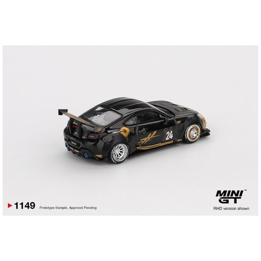 Mini GT #1149: Toyota GR86 LB★Nation Black / Gold