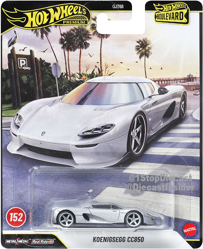 Hot Wheels Boulevard 2026 Koenigsegg CC850 USA CARD