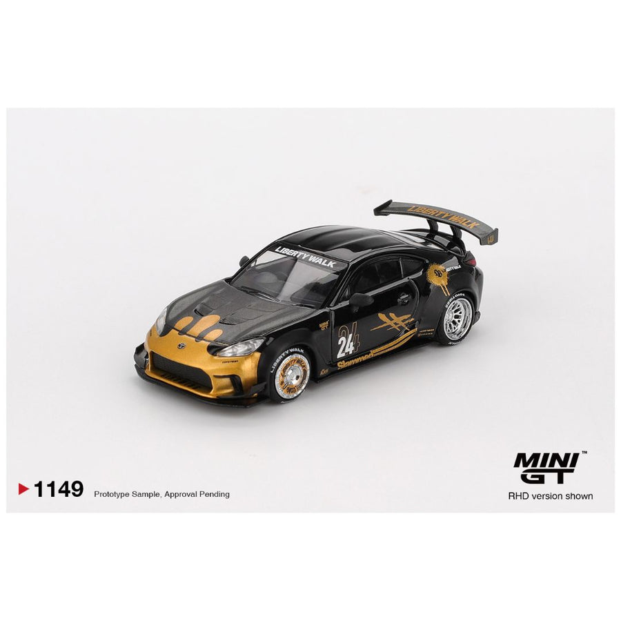 Mini GT #1149 (Blister) Toyota GR86 LB★Nation Black / Gold