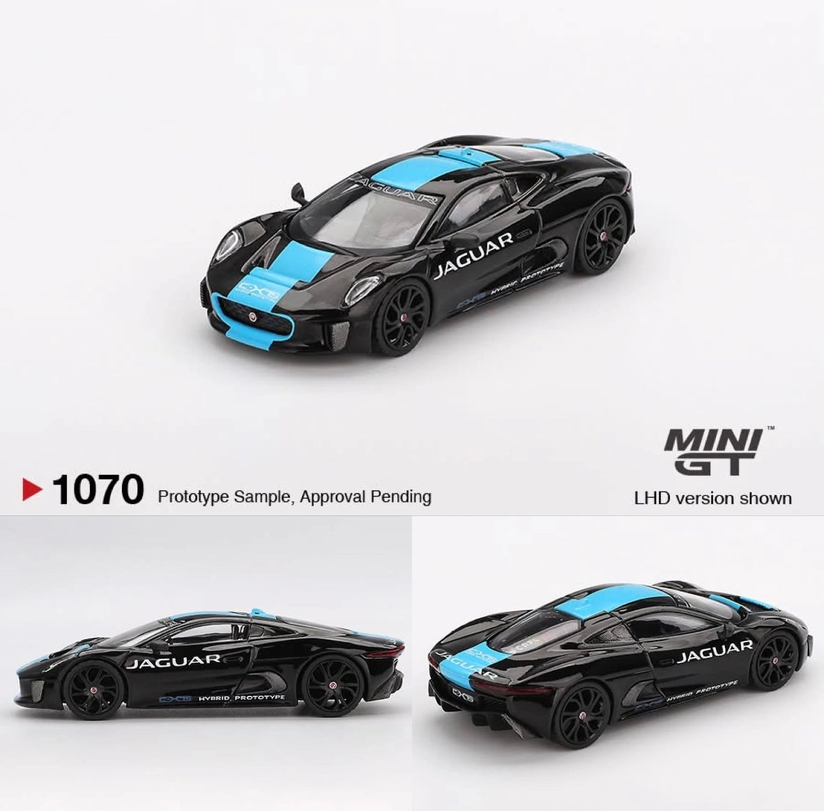 MiniGT 1070 - Jaguar C-X75 Black