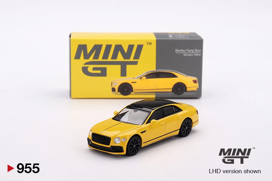 MiniGT 955 - Bentley Flying Spur Monaco Yellow