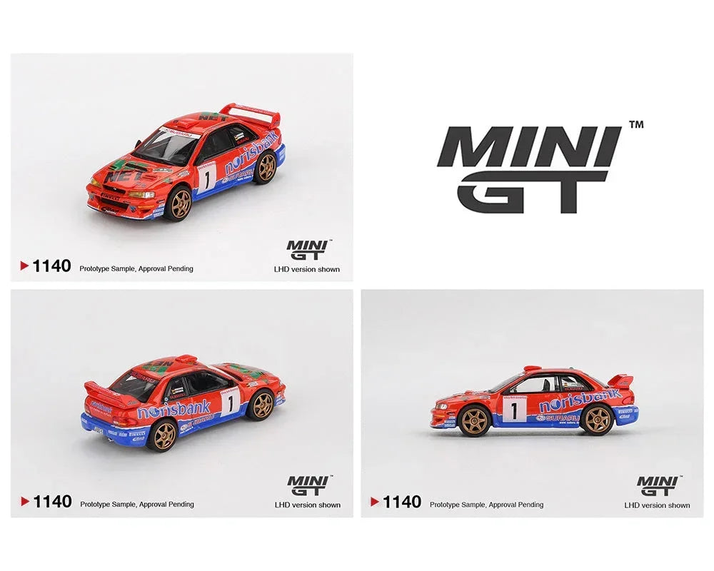 Mini GT #1140 (Blister) Subaru Impreza WRC97 #1 1999 DRM Champion