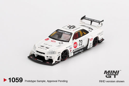 MINIGT  1059 - Nissan LB-ER34 Super Silhouette ATHLETE/COLLET