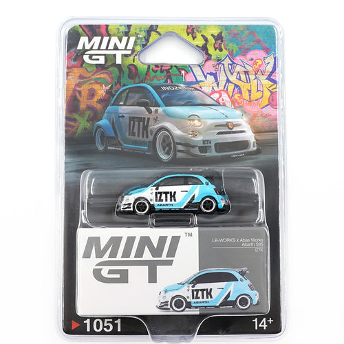 Mini GT 1051 (Blister)  Abarth 595 LB-WORKS x Abas Works IZTK