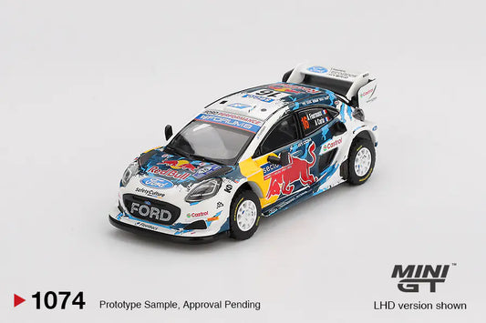 MiniGT 1074 Ford Puma Rally1 #16 M-Sport Ford WRT 2024 Rally Finland 3rd Place