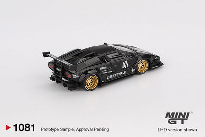 Mini GT 1081: Lamborghini Countach LB-Works Black