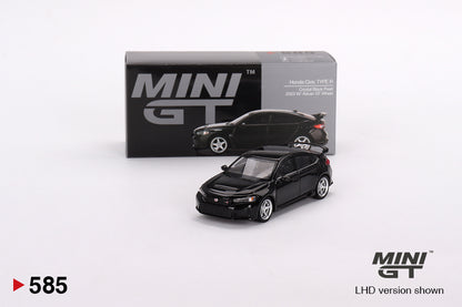 MiniGT 585 Honda Civic TYPE R 2 - Crystal Black Pearl (2023 W)/ Advan GT