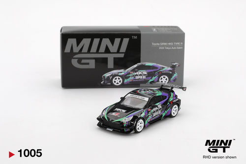 MiniGT 1005 - Toyota GR86 HKS TYPE R 2022 Tokyo Auto Salon