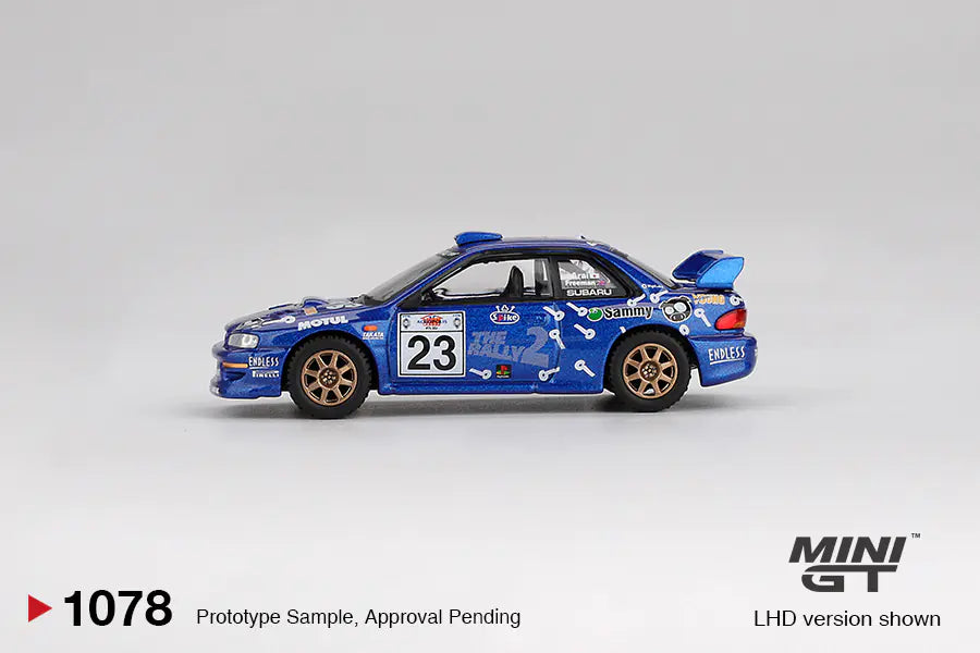 MiniGT 1078 Subaru Impreza WRC99 #23 2000 Acropolis Rally.