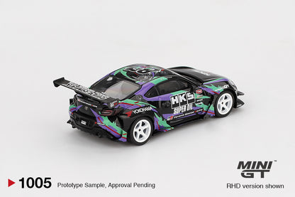 MiniGT 1005 - Toyota GR86 HKS TYPE R 2022 Tokyo Auto Salon