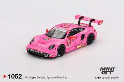 MiniGT 1052 Porsche 911 GT3 R #77 AO Racing 2024 IMSA Road America