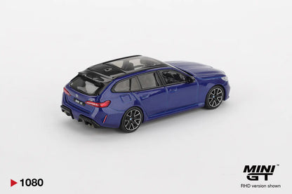MiniGT 1080 BMW M5 Touring Marina Bay Blue Metallic