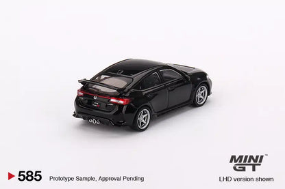 MiniGT 585 Honda Civic TYPE R 2 - Crystal Black Pearl (2023 W)/ Advan GT