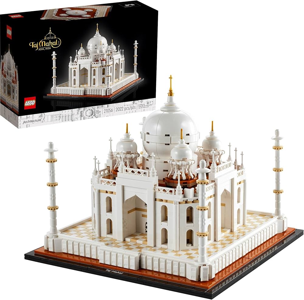 LEGO Architecture Taj Mahal (21056) Building Toy; Engaging Building Project for Adults; New 2021 (2022 Pieces)