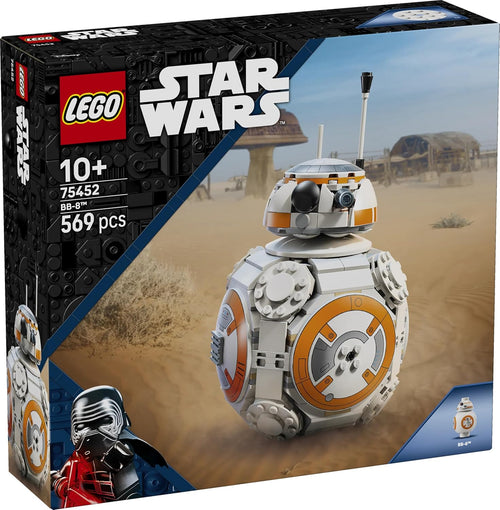 LEGO Star Wars BB-8 Astromech Droid - Collectible Building Toy for Dynamic Display - 75452