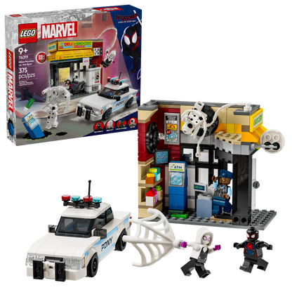 Lego 76311 Marvel Spider-Verse Miles Morales Vs. The Spot (375 Pieces)