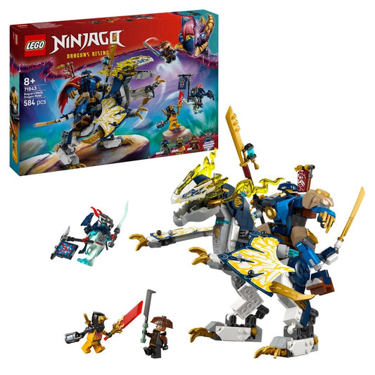 LEGO NINJAGO Rogue’s Mech Dragon Rider Ninja Toy 71843 Building Blocks for Age 8Y+