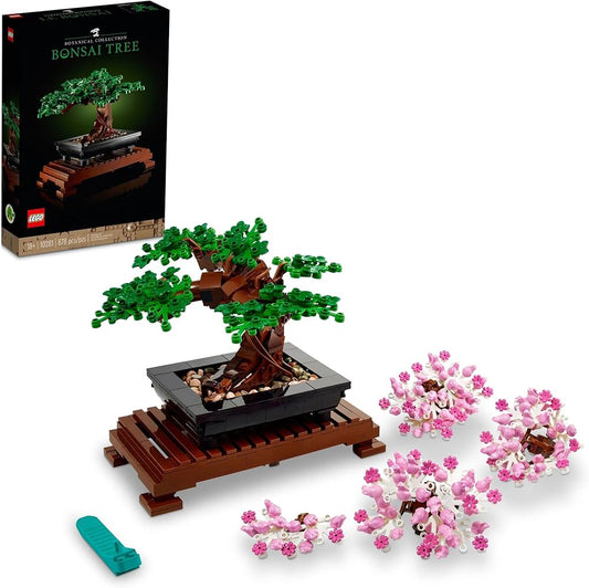 LEGO Bonsai Tree 10281 Building Kit, a Building Project to Focus The Mind with a Beautiful Display Piece to Enjoy, New 2021 (878 Pieces)