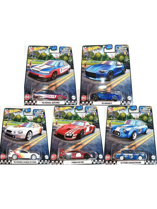 EXCLUSIVE Hotwheels boulevard set of 5