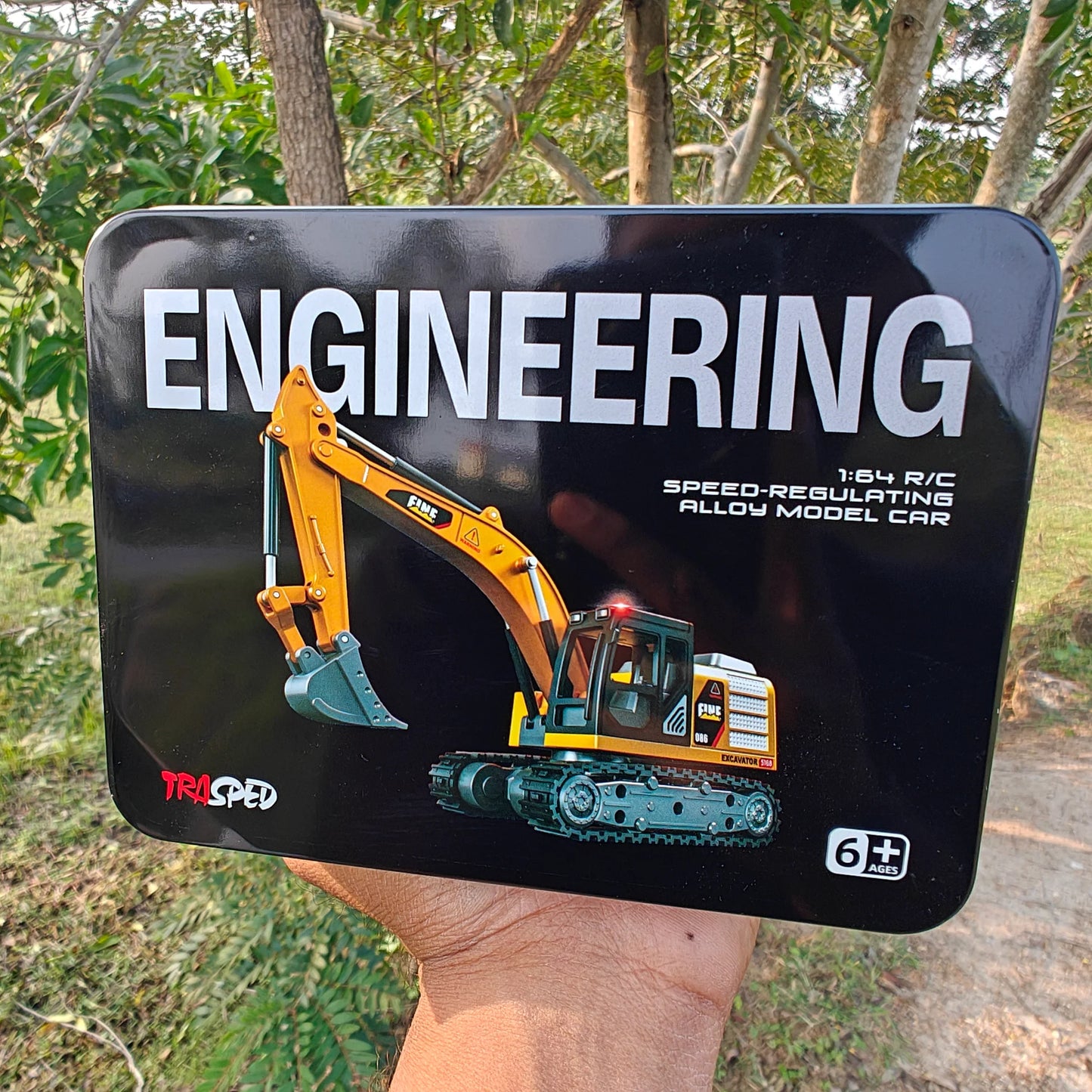 TRASPED 1:64 Scale MINI Alloy RC Excavator