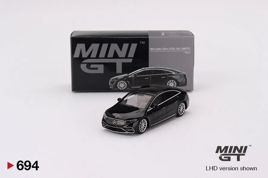 MiniGT 694 MERCEDES-BENZ EQS 580 4MATIC (BLACK)