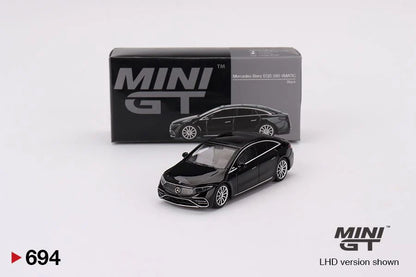 MiniGT 694 MERCEDES-BENZ EQS 580 4MATIC (BLACK)