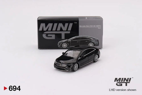 MiniGT 694 MERCEDES-BENZ EQS 580 4MATIC (BLACK)