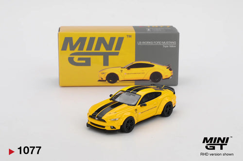 MiniGT 1077 LB-WORKS FORD MUSTANG Triple Yellow