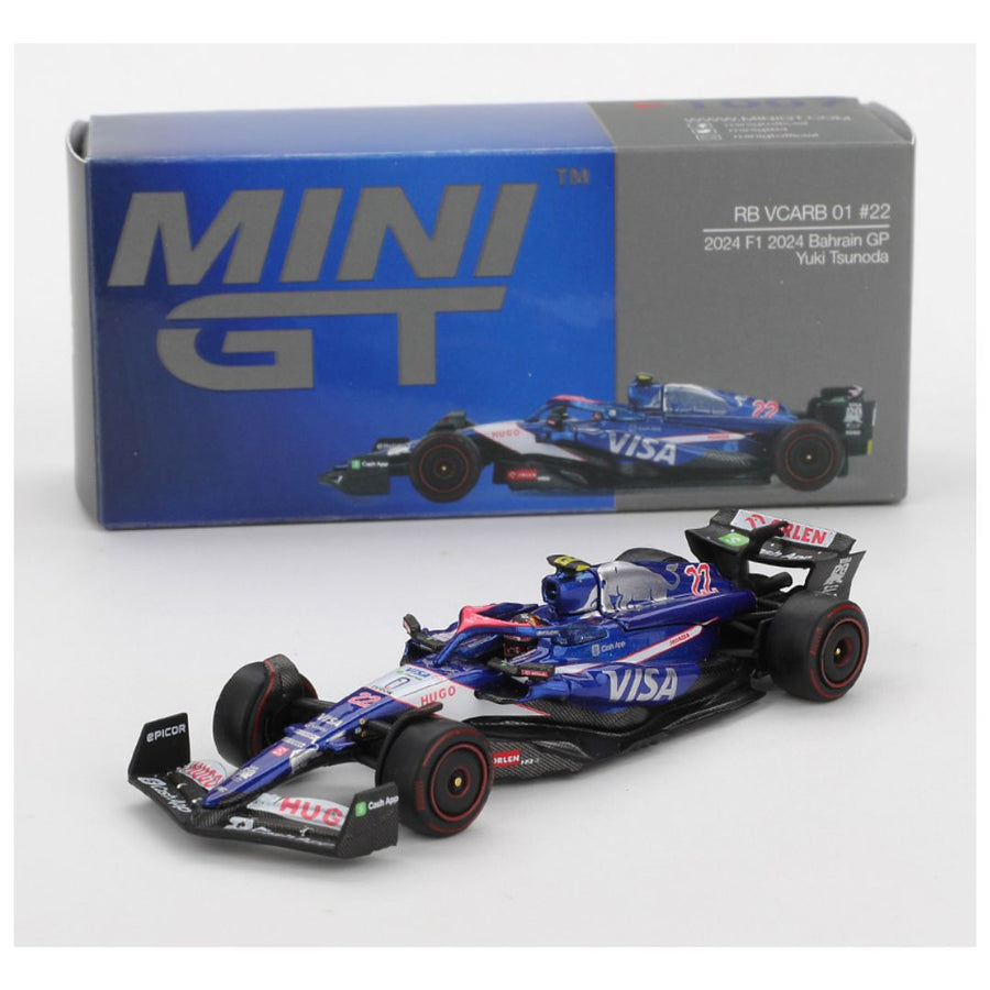 Mini GT #1007: RB VCARB 01 #22 Yuki Tsunoda 2024 F1 2024 Bahrain GP