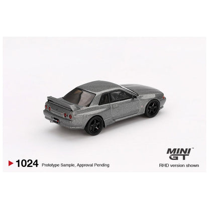 Mini GT #1024: Nissan Skyline GT-R (NISMO BNR32 CRS Version) Dark Metal Gray