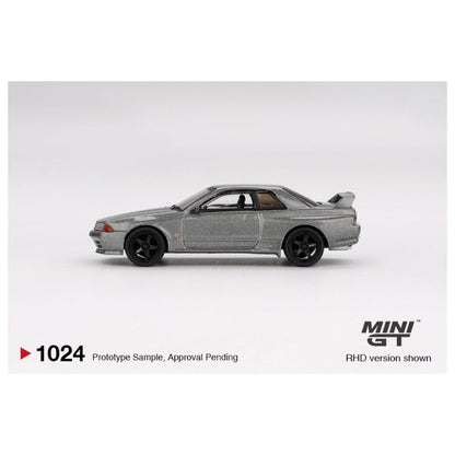 Mini GT #1024: Nissan Skyline GT-R (NISMO BNR32 CRS Version) Dark Metal Gray