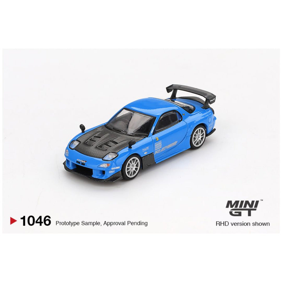 Mini GT #1046: Mazda RX-7 RE-Amemiya 20B NA 3ROTOR-7 “Ama-san Go”