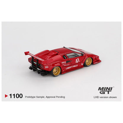 Mini GT #1100: Lamborghini Countach LB-WORKS Red