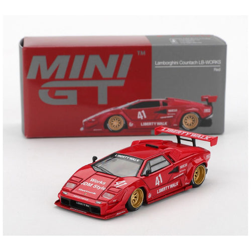 Mini GT #1100: Lamborghini Countach LB-WORKS Red