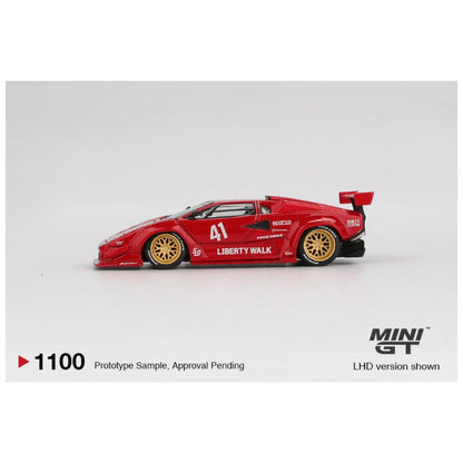 Mini GT #1100: Lamborghini Countach LB-WORKS Red
