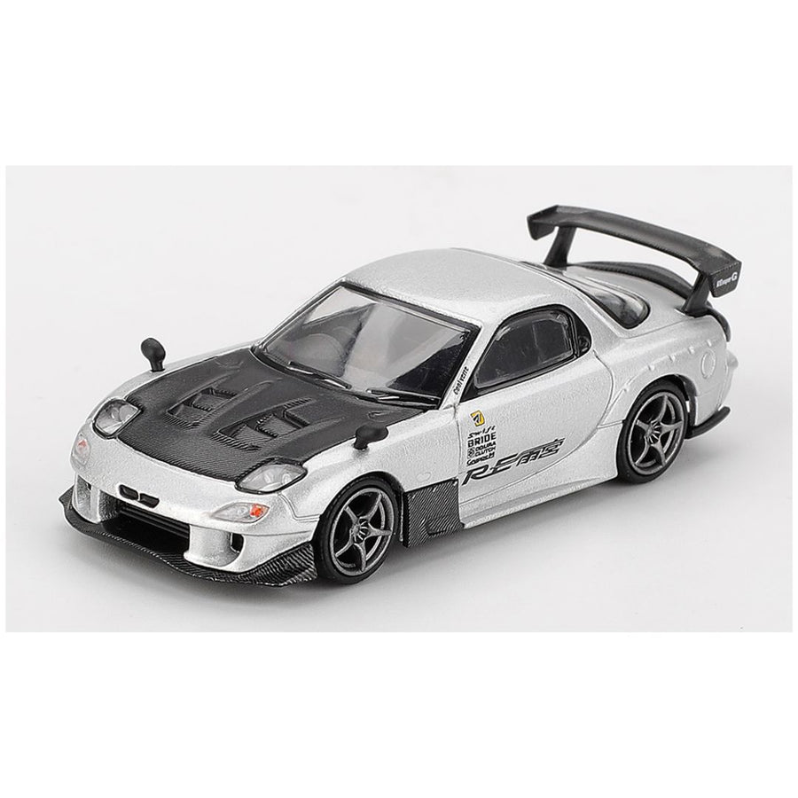 Mini GT #1106: Mazda RX-7 RE-Amemiya Silver Metallic