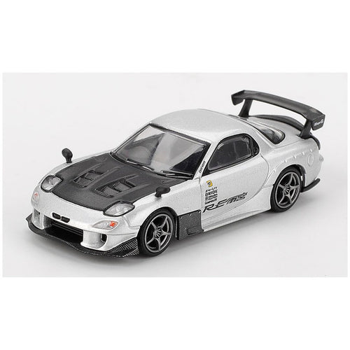 Mini GT #1106: Mazda RX-7 RE-Amemiya Silver Metallic