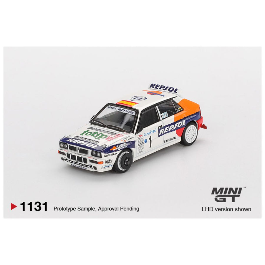 Mini GT #1131: Lancia Delta HF Integrale Evoluzione #1 1993 Rallye Monte-Carlo