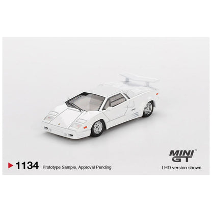 Mini GT #1134: Lamborghini Countach 25th Anniversary White