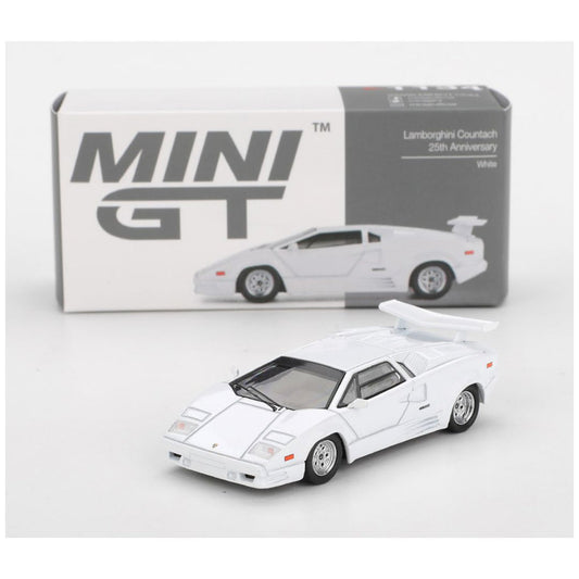 Mini GT #1134: Lamborghini Countach 25th Anniversary White