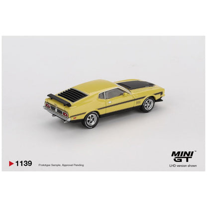 Mini GT #1139: Ford Mustang Mach1 Grabber Yellow