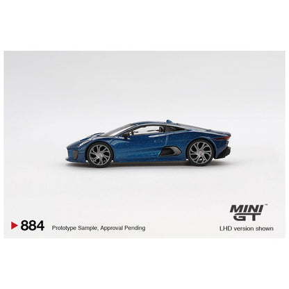 Mini GT #884: Jaguar C-X75 Blue 1:64