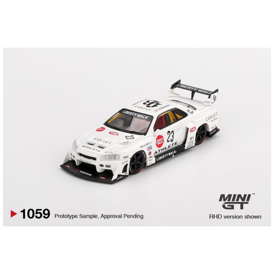 Mini GT Blister 1059: Nissan LB-ER34 Super Silhouette ATHLETE/COLLET