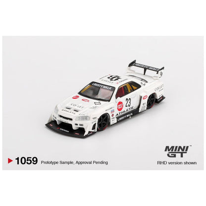 Mini GT Blister 1059: Nissan LB-ER34 Super Silhouette ATHLETE/COLLET