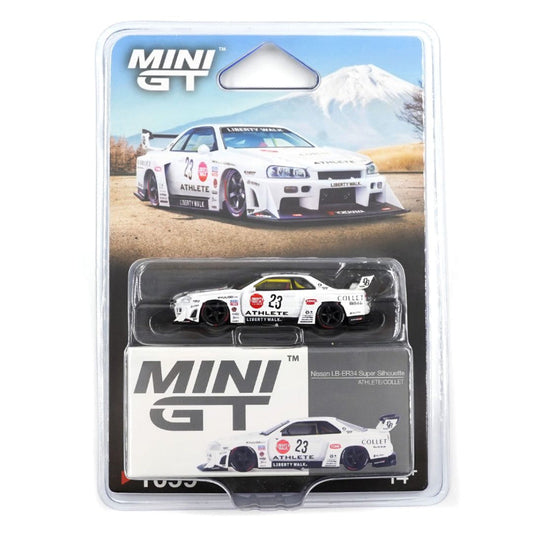 Mini GT Blister 1059: Nissan LB-ER34 Super Silhouette ATHLETE/COLLET