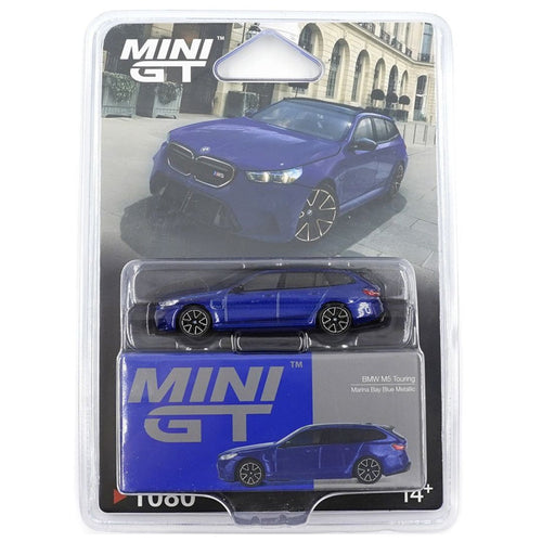 Mini GT Blister 1080: BMW M5 Touring Marina Bay Blue Metallic