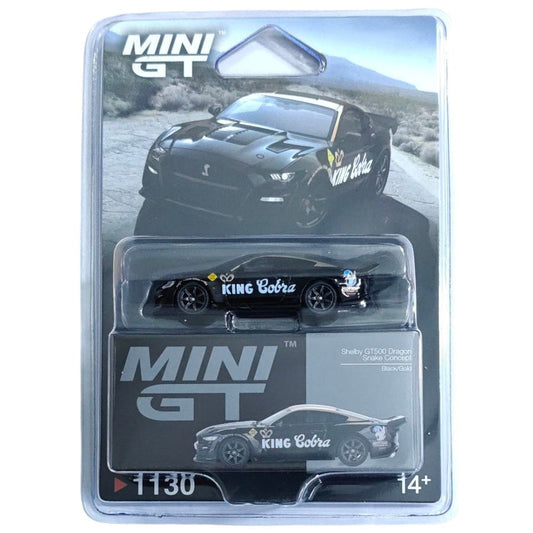 Mini GT Blister 1130 blister : Shelby GT500 Dragon Snake Concept Black/Gold